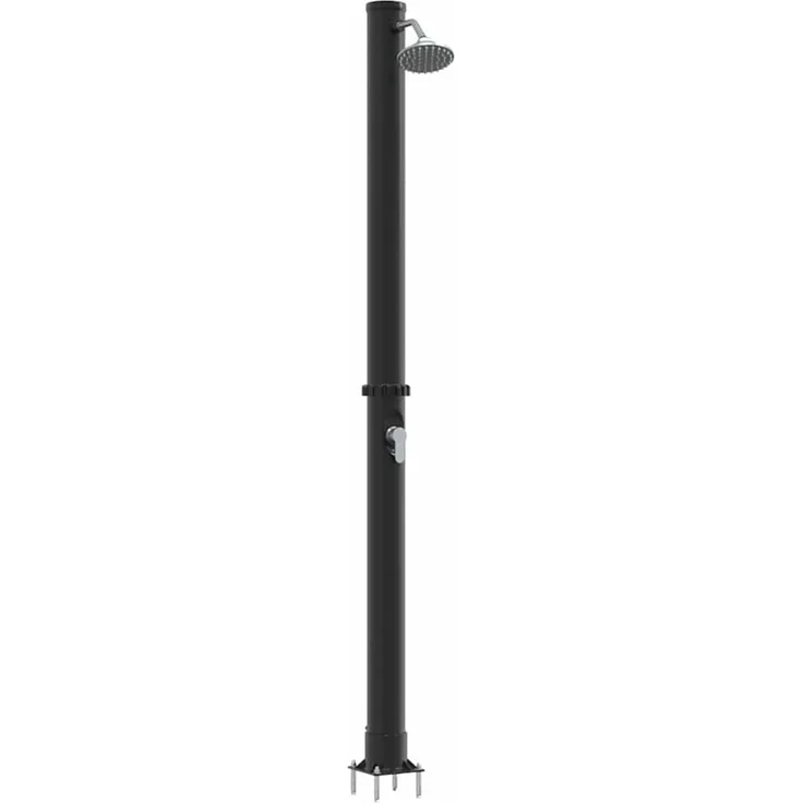 vidaXL Außen Solardusche Schwarz 217 cm PVC und Aluminium 42003411 – Bild 3