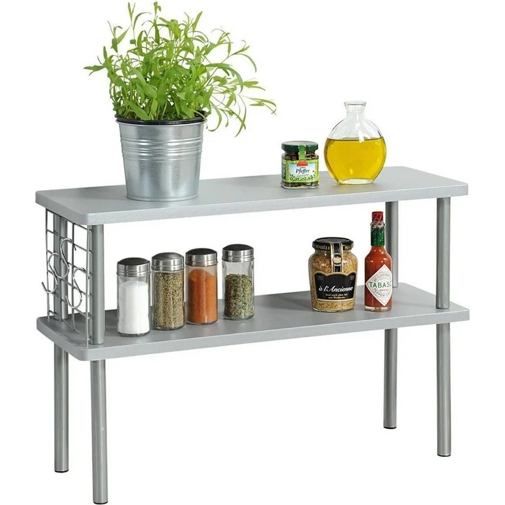 KESPER Küchen-Regal 27821 mit Utensilienaufhängung / Küchenregal / Etagenregal – Bild 3