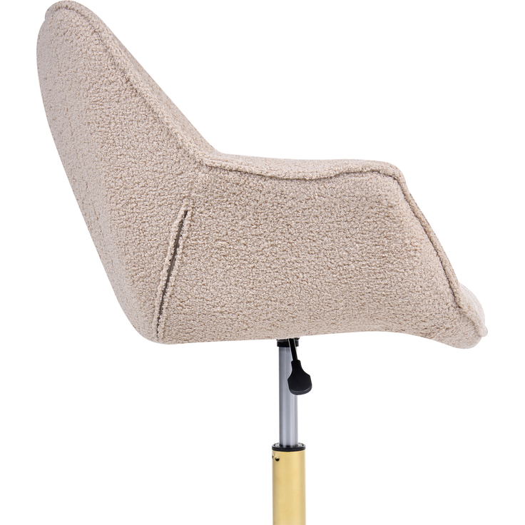 Schreibtischstuhl ARDELLE Bouclé Beige – Bild 5
