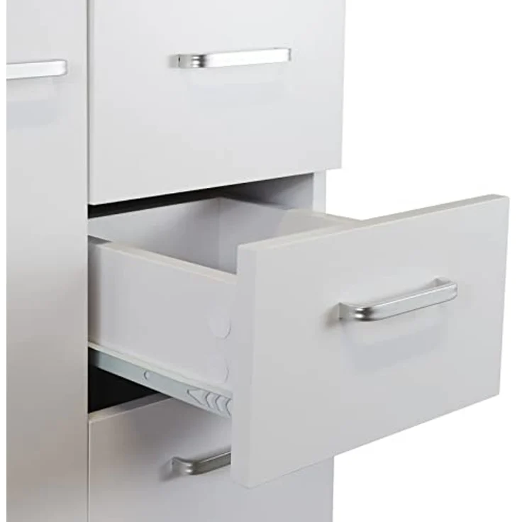 Stabilo Sanitär Waschbeckenunterschrank Waschbeckenunterschrank "Knut" polarweiß matt 3 Schubladen 63x30x54cm matt mit 3 Schubladen – Bild 7