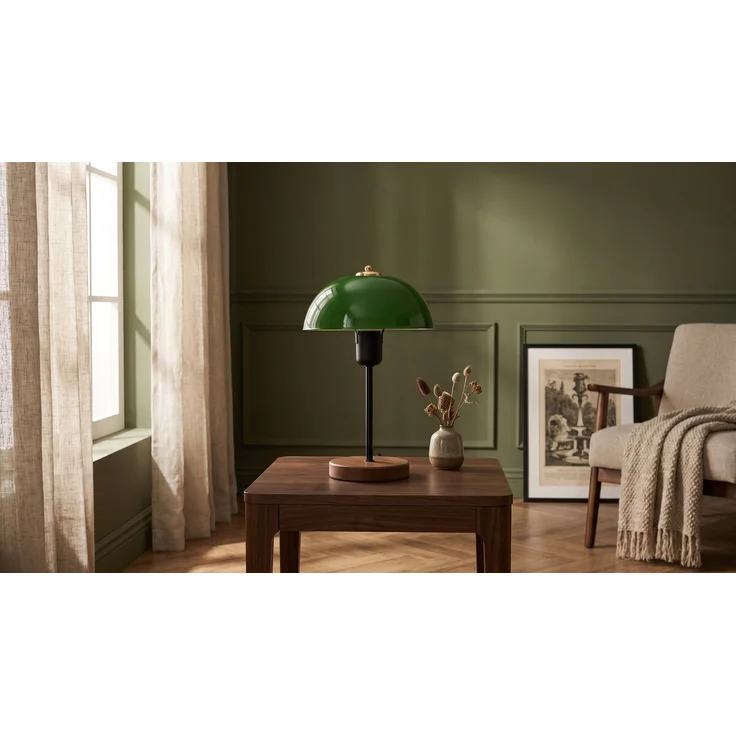 KAWOLA Tischlampe FIORA Metall grün 38 x 12 x 23 cm – Bild 6