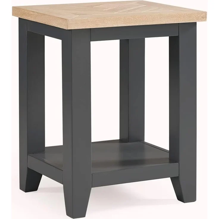 Julian Bowen Bordeaux Lampentisch, Dunkelgrau – Bild 1