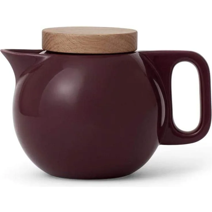 teekanne Jaimi 750 ml Porzellan bordeaux 2-teilig
