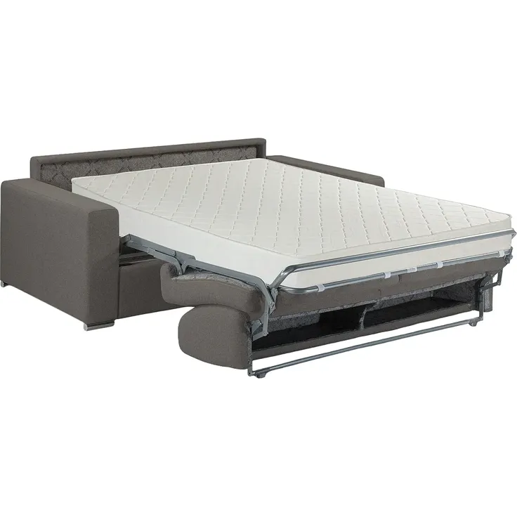 Vente-unique - CALITO Sofa Stoff Blau - B 223 cm94 cm x H 97 cm x L 214 cm – Bild 3