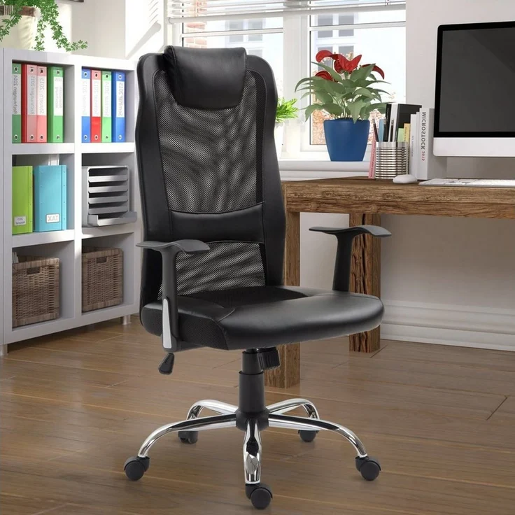Vinsetto Schreibtischstuhl Bürostuhl ergonomisch – Bild 2