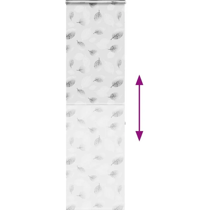vidaXL Duschrollo mit Kassette 80x240 cm Stoffbreite 76 cm 4014977 – Bild 5