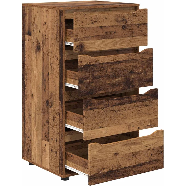 vidaXL Stauraumschränke 60 x 48 x 105 cm Holzwerkstoff Altholz 3406243 – Bild 7