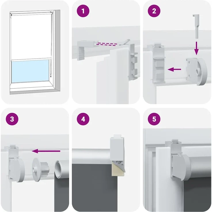 vidaXL Verdunkelungsrollo Beige 160x230 cm Stoffbreite 156,6 cm 4010828 – Bild 6