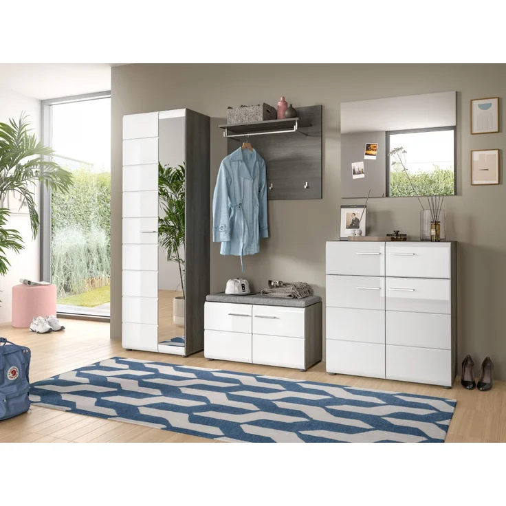 Garderobenpaneel Rumba in grau 80 x 70 cm – Bild 5