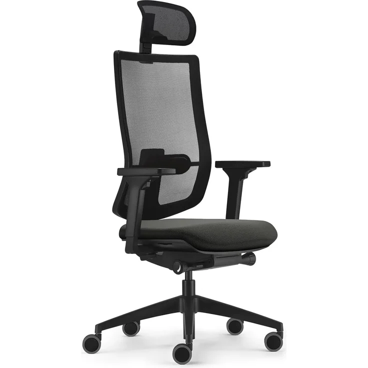 Sedus, se:do PRO Light 2, ergonomischer Bürostuhl, Netzmembran, anthrazit, Lordosenstütze, Nackenstütze, höhenverstellbar – Bild 1