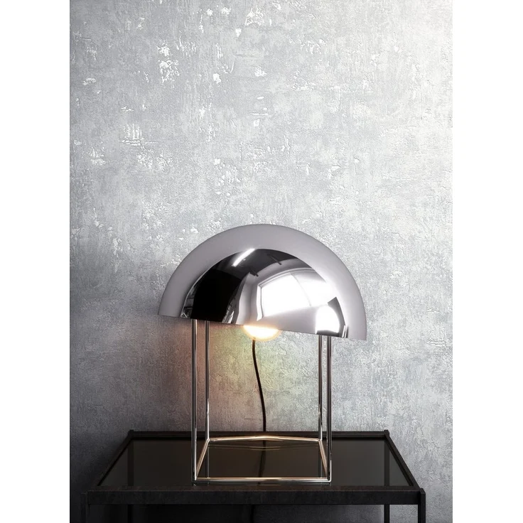 Newroom Vliestapete, Grau Tapete Modern Beton - Betonwand Glanztapete Hellgrau Silber Industrial Glamour Zement Metallic für Wohnzimmer Schlafzimmer Küche – Bild 2
