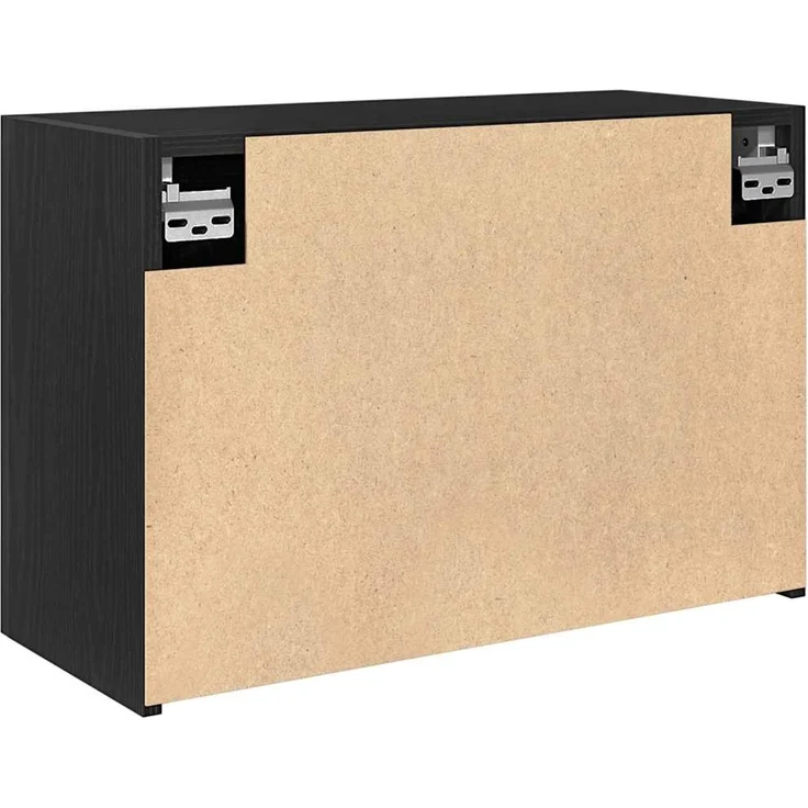 vidaXL Bad-Wandschrank Schwarz 60x25x40 cm Holzwerkstoff 860068 – Bild 7