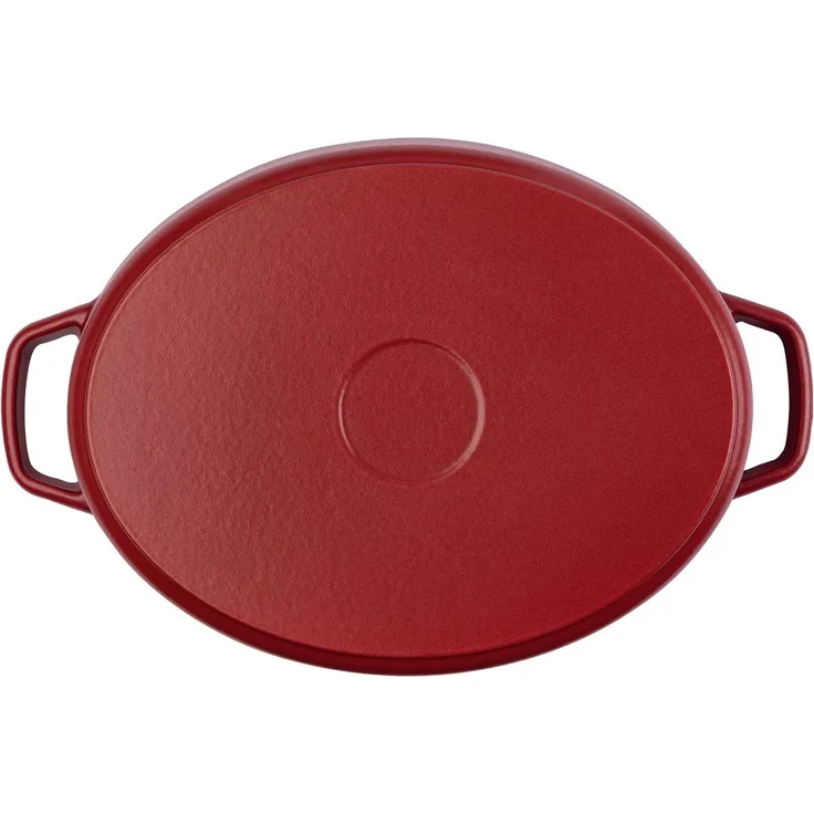 GSW Kochtopf Gusseisen Kochtopf Schmortopf 30 x 24 cm Induktion Spülmaschinenfe, Gusseisen