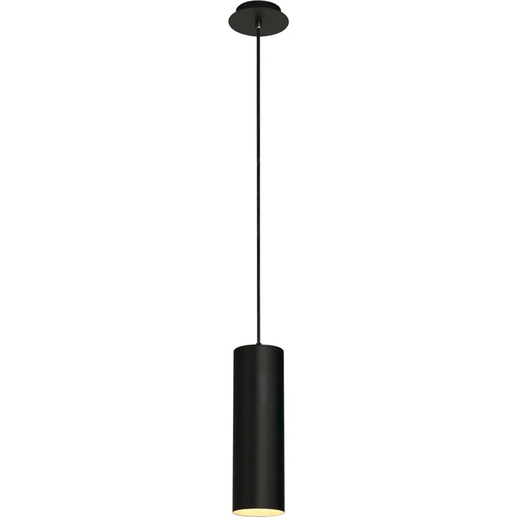 SLV ENOLA®, Pendelleuchte, Pendellänge 150cm, E27, 1x max. 50W, matt schwarz - Pendelleuchten – Bild 1
