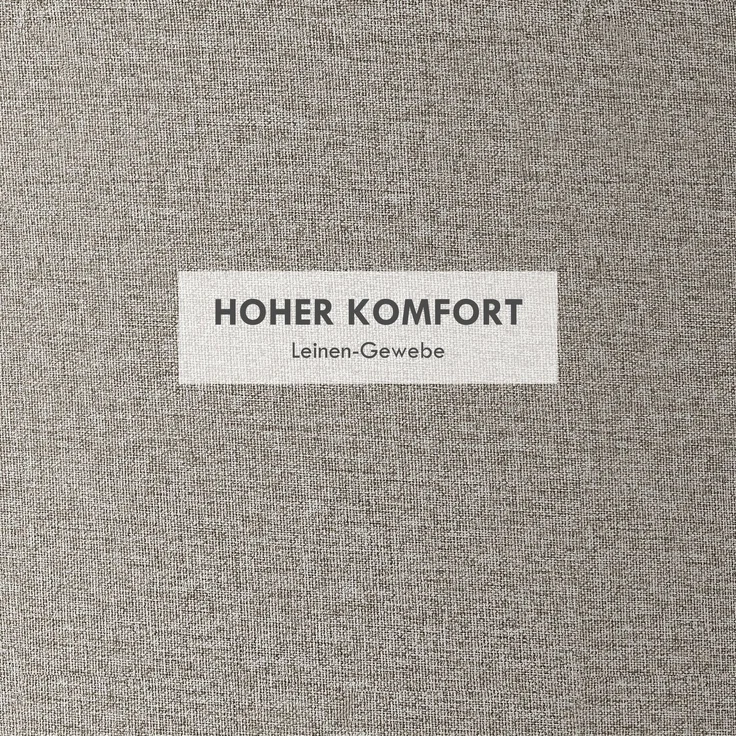 HOMCOM Sitzhocker, Polyester, MDF, Hellgrau, 56L x 56B x 42H cm – Bild 6