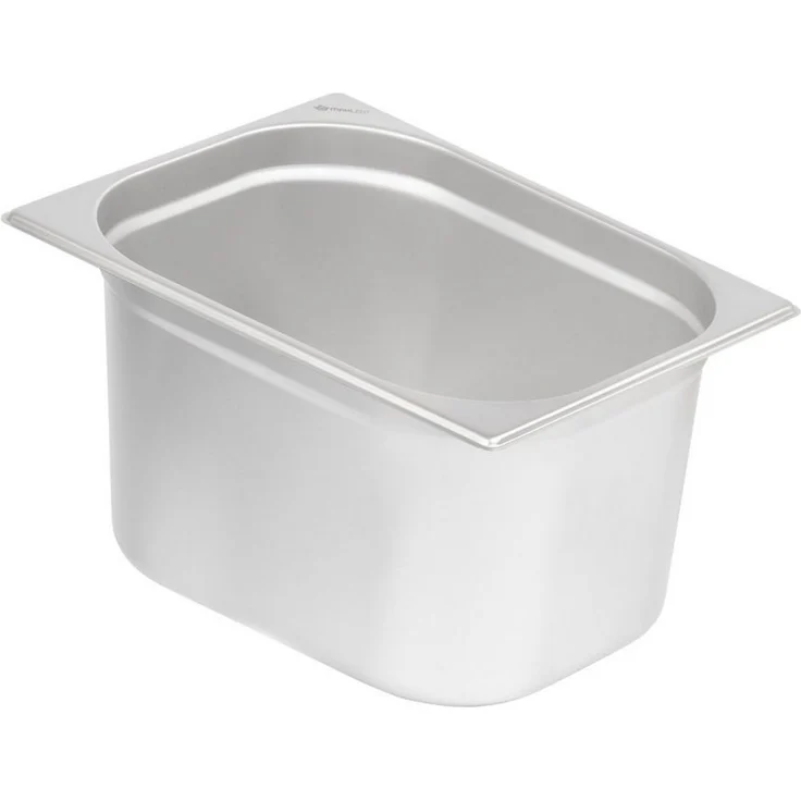 Mahlzeit Thermobehälter GN Behälter 1/2, Höhe 200 mm, Edelstahl Gastronomiebehälter, Edelstahl, für Chafing Dish – Bild 1
