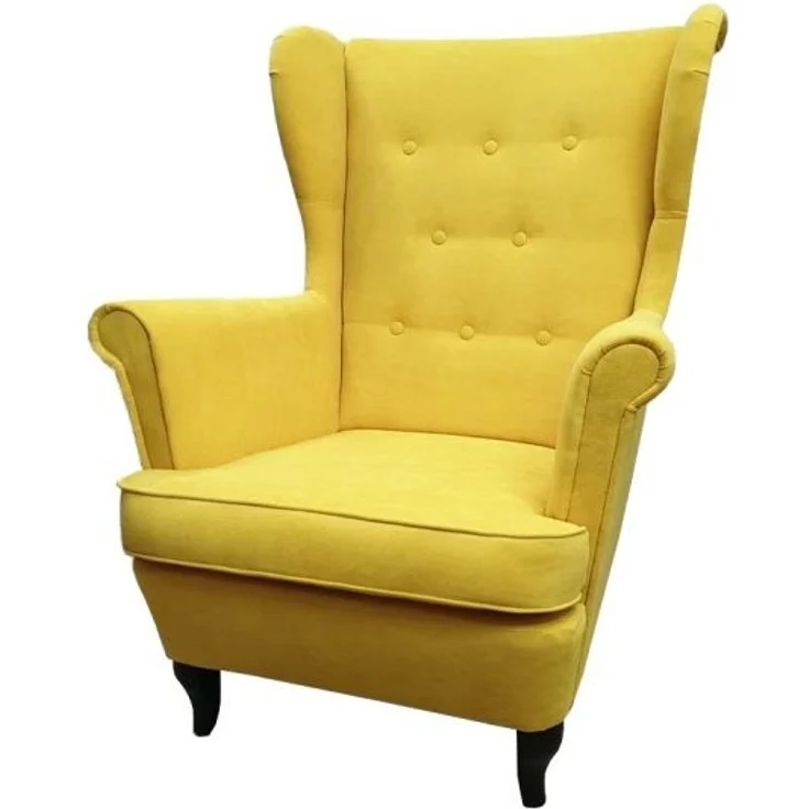 Sessel Ohrensessel Wohnzimmersessel ISABELLE ohne Hocker – Bild 1