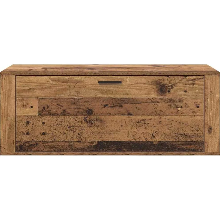 vidaXL Schuhschrank mit Regal Altholz 100 x 35 x 38 cm Holzwerkstoff 881018 – Bild 5
