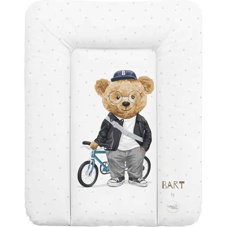 CEBA hard changing mat short FLUFFY PUFFY 50x70 cm Bart W-143-132-686