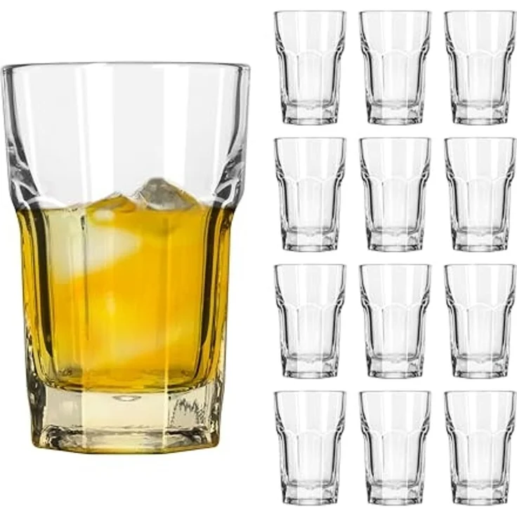 LIBBEY Gläser-Set Highball Glas -GIBRALTAR-, 266 ml, Ø 8 cm, H: 12 cm, 12er Set, 12-tlg, Glas, hochwertig verarbeitet, im modernen Design – Bild 1