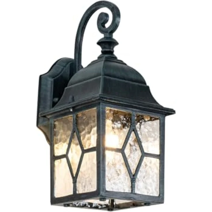 Qazqa Außen-Wandleuchte London, ohne Leuchtmittel, E27, Grün, Landhaus, Aluminium, 1-flammig – Bild 7