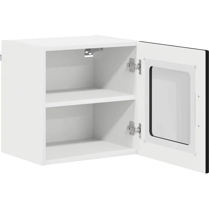 Hängeschrank, Küchenschrank Schwarz 40 x 31 x 40 cm Holzwerkstoff – Bild 5
