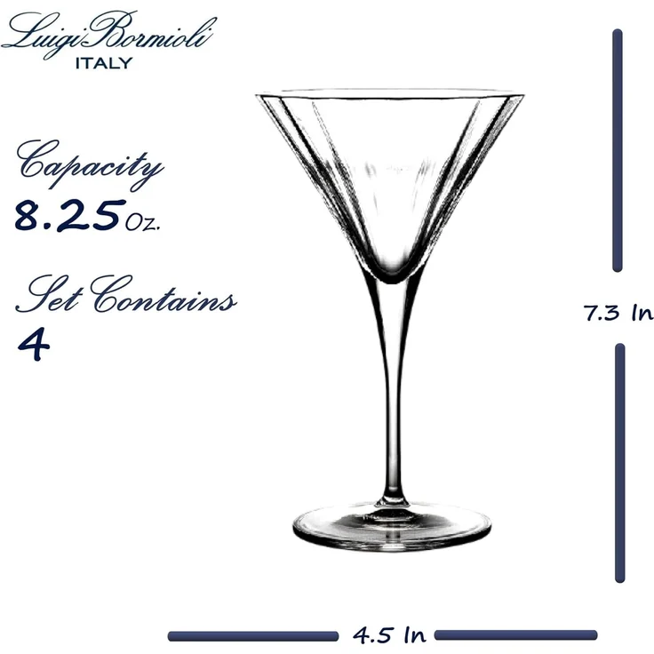 Luigi Bormioli Martiniglas/cocktailglas Bach 26 cl 4 stk. Klar – Bild 3