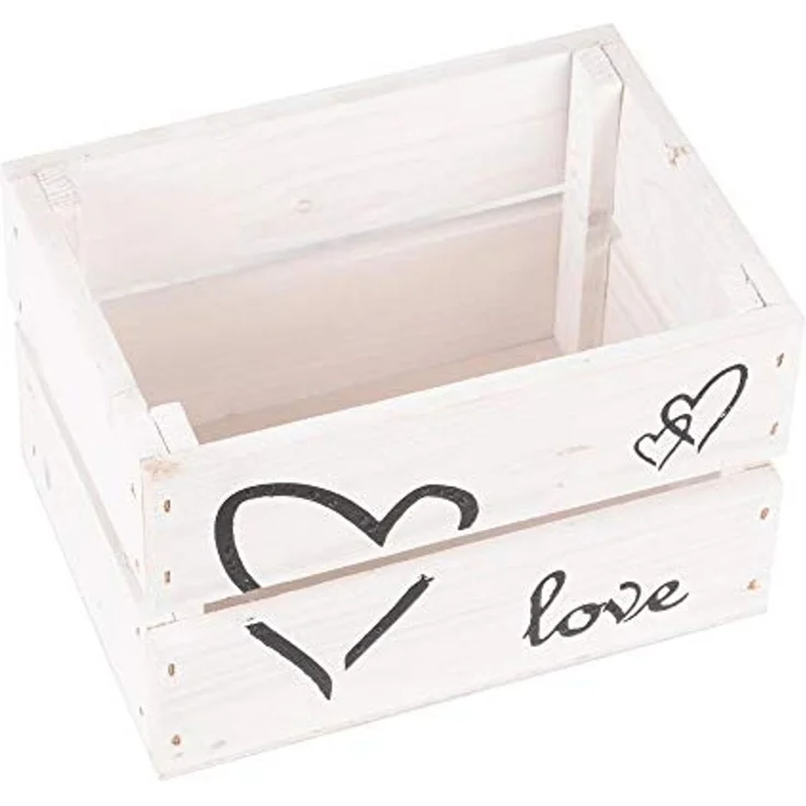 UNUS HOME Dekokiste Holzkiste Love 3er Set – Bild 6