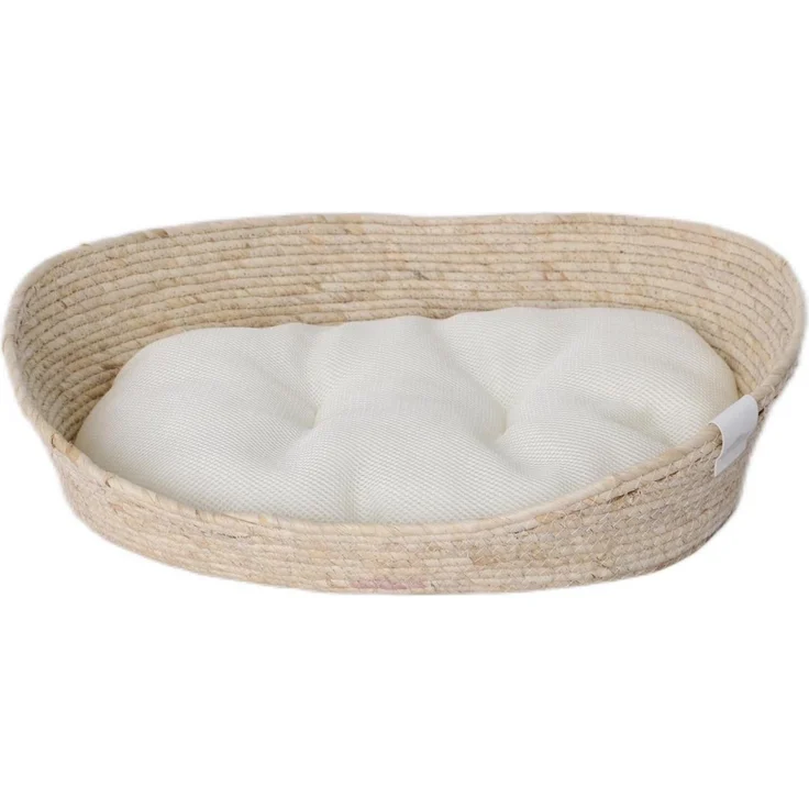 Dehner Tierbett Premium Kuschelbett Tiefer Schlaf, Naturmaterial, versch. Größen, exquisites, hochwertiges Hundebett / Katzenbett – Bild 5