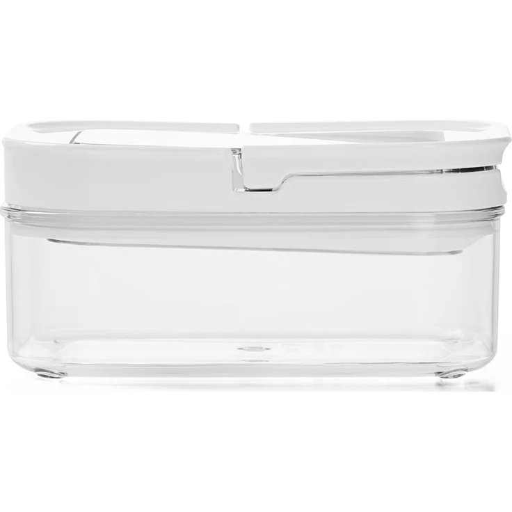 Homeware Vorratsdosen Set 8-tlg, Kunststoff klar, 22 x 31 x 13 cm, lebensmittelecht stapelbar – Bild 8