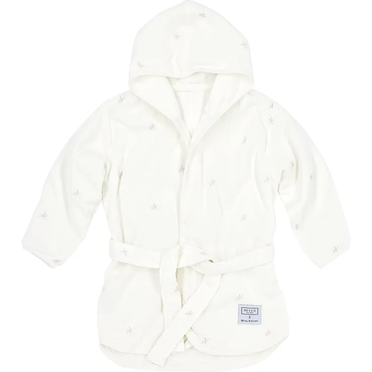 Meyco Baby x Mrs. Keizer Bamboo Bademantel Ibiza, Morgenmantel (Hypoallergen, UV-beschützt und schnelltrocknend, vielseitig einsetzbar, aus Baumwolle und Bambus, Größe: 98/104 cm), Lila
