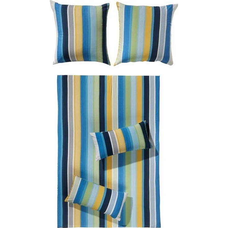 Erwin Müller Bettwäsche Bettwäsche, Seersucker, 2 teilig, Steifen – Bild 4