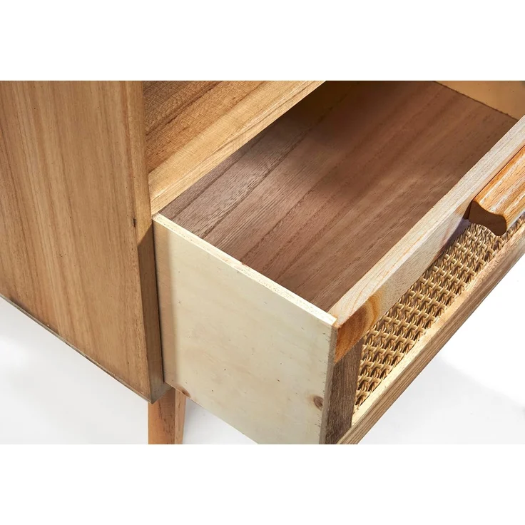 Kobolo Regal Kommode mit Schublade und Ablagefach, 40x35x50cm – Bild 5