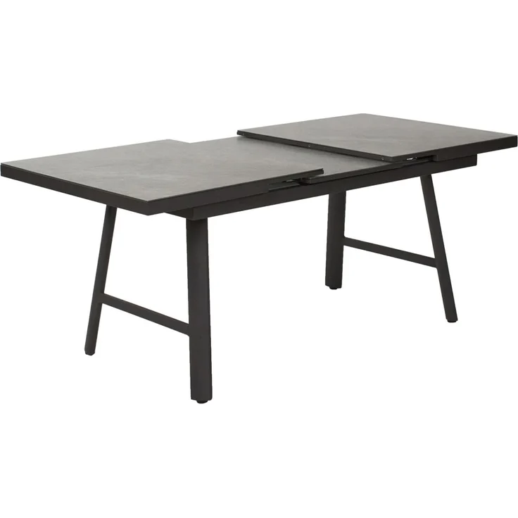 Gartentisch Burundi Ausziehtisch mit Synchronauszug 160/210x90x77,5 cm Keramik Anthrazit – Bild 7
