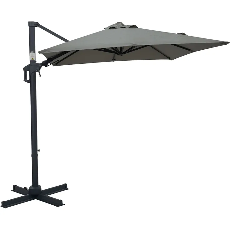 Gardissimo DAVID Alu Ampelschirm 210x210cm Pendelschirm UV50+