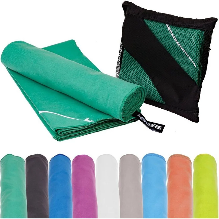 Mach1 Sporthandtuch Mikrofaser Sport Handtuch – kompakt & schnell trocknend, (2-St), Mit Reißverschlussfach – Bild 1
