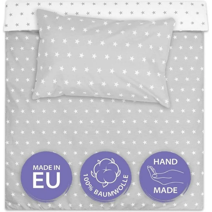 Totsy Baby Babybettwäsche Baby Bettwäsche Set 100 x 135 cm - Kinderbettwäsche Babybettwäsche – Bild 4