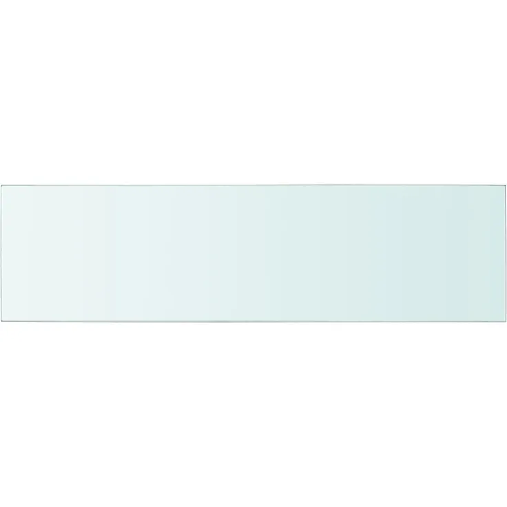 vidaXL Regalboden Glas Transparent 90x25 cm 243840