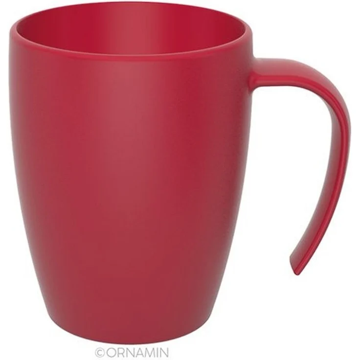 Ornamin Becher Kaffeebecher mit ergonomischem Henkel, Kunststoff, BPA-frei l Stapelbar l Made in Germany – Bild 5