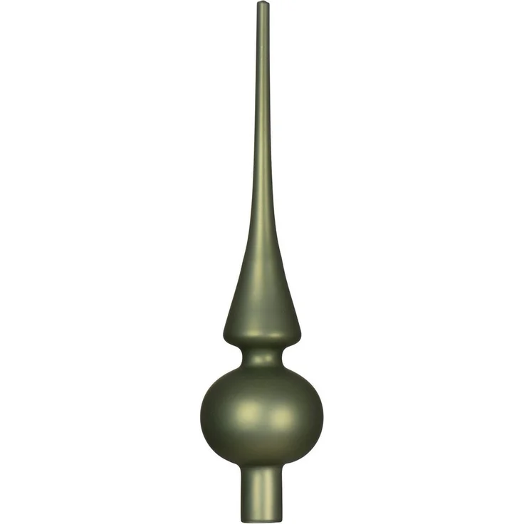 Kaemingk Christbaumspitze, Christbaumspitze Glas 26cm - Rosmarin matt – Bild 1