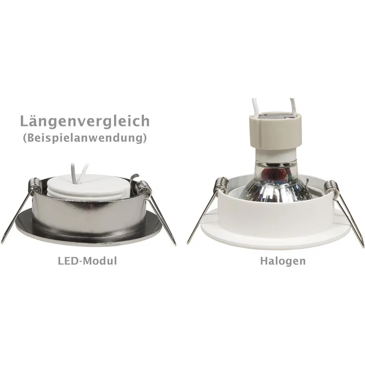 LED-Modul McShine, 5W, 400lm, 230V, 50x23mm, warmweiß, 3000K, 10er-Pack – Bild 4