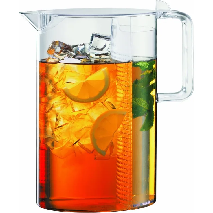 Bodum Ceyloneisteekanne (Herausnehmbares Teesieb, 1,5 Liter ) Transparent