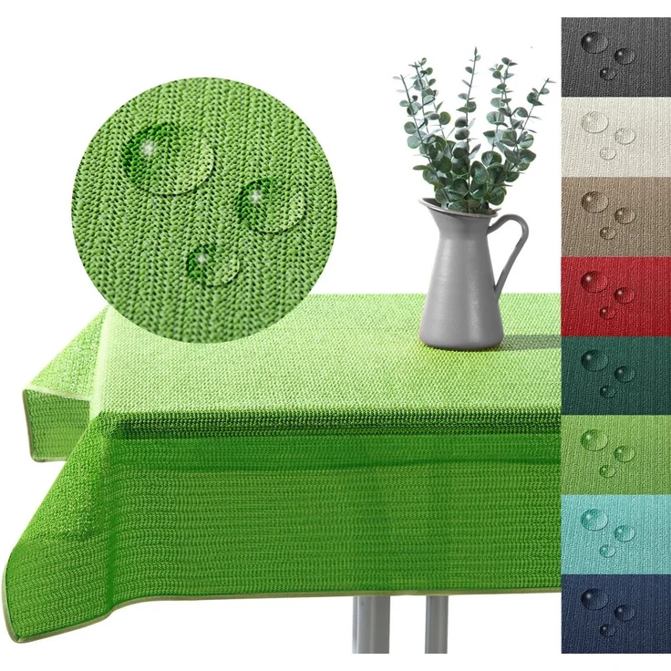 heimtexland Gartentischdecke Outdoor Tischdecke Garten Balkon Camping Tischdeko (Stück 1-tlg, 1), wetterfest I robust I UV-beständig I rutschfest I waschbar – Bild 5