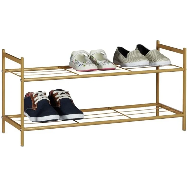 Relaxdays Schuhregal mit 2 Ebenen – Bild 1