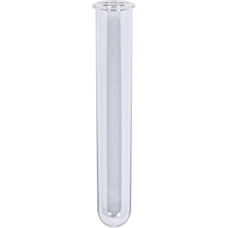 Acryl Reagenzglas, 20mm ø, 12cm lang, mit Rand, SB-Btl. 5Stück – Bild 1