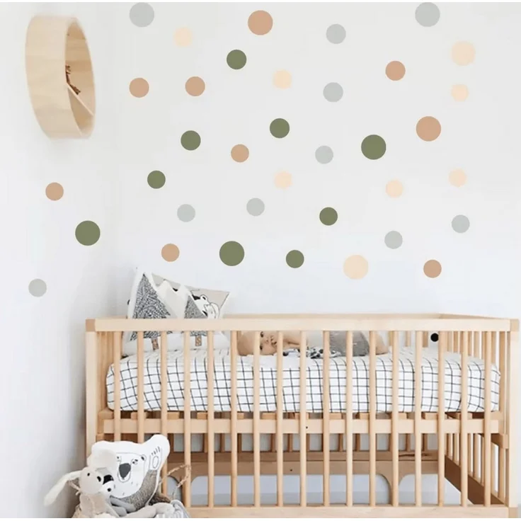 Montegoni Wandsticker Farb punkt Wandaufkleber für Schlafzimmer (Wohnzimmer Fenster Wand dekoration,Home Dekoration, wandtattoo für Schlafzimmer), Wohnzimmer,babyzimmer – Bild 2