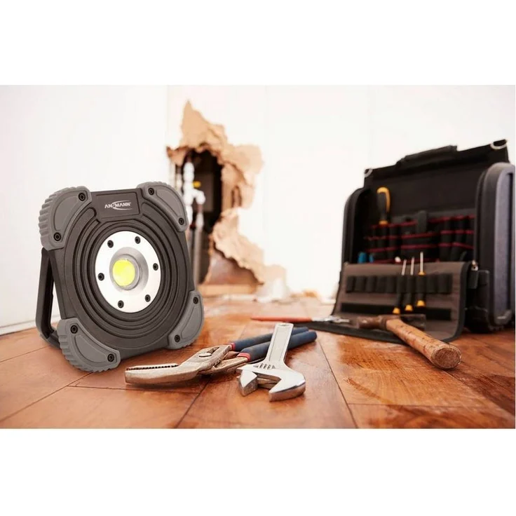 ANSMANN AG Arbeitsleuchte LED-Baustrahler akkubetrieben 1600-0235, Als Powerbank verwendbar, USB-Ausgang – Bild 3