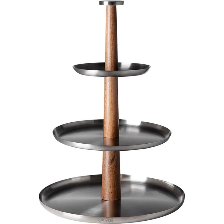 Fink Etagere ROMA, Akazienholz, Edelstahl, (1-tlg)