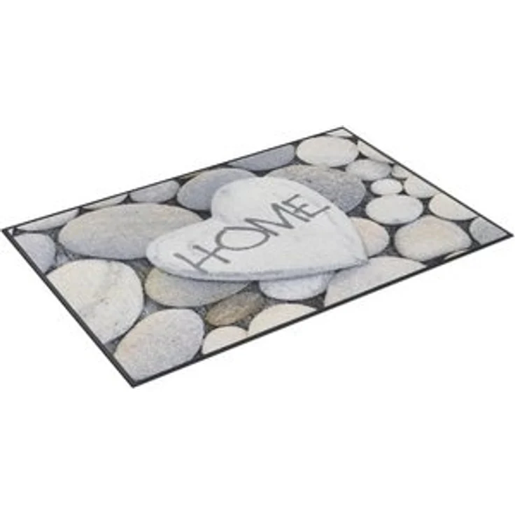 wash+dry Fußmatte Pebble Stones waschbar 40x60cm – Bild 6