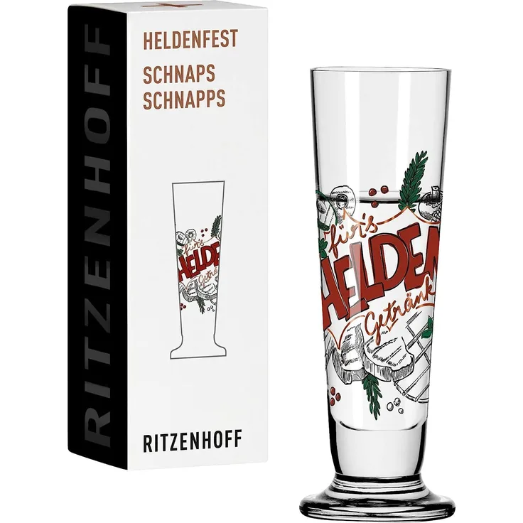 Ritzenhoff 1061013 Schnapsglas #13 HELDENFEST Henrike Stein 2022